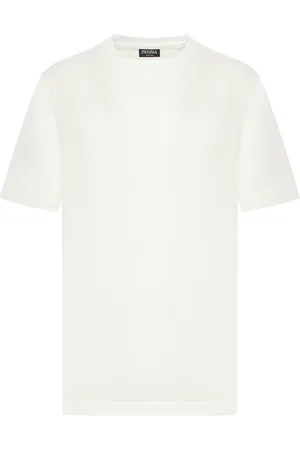Ermenegildo Zegna T-SHIRT A MANICA CORTA IN LINO