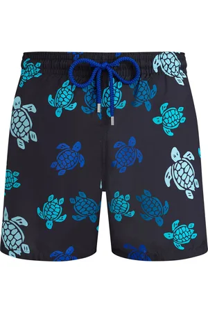 Vilebrequin PANTALONCINI MARE UOMO ULTRALEGGERI E RIPIEGABILI TORTUES MULTICOLORES