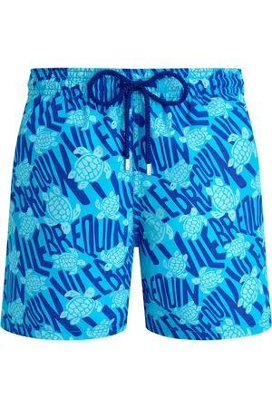 Vilebrequin PANTALONCINI MARE UOMO RONDE DES TORTUES LOGO