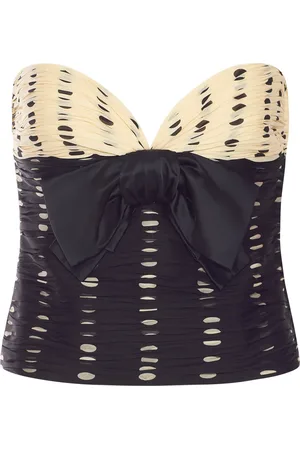 VALENTINO GARAVANI TOP IN CHIFFON STAMPA PLUSDEPOIS