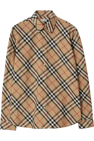 Burberry CAMICIA IN COTONE CHECK