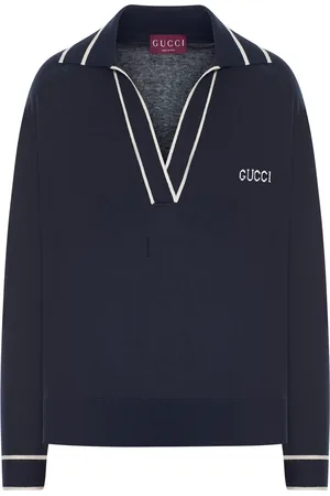 Gucci POLO IN COTONE CON INTARSIO