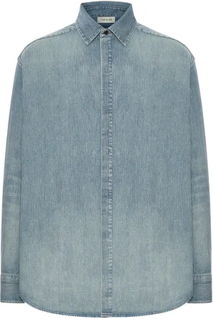 FEAR OF GOD CAMICIA IN DENIM CON BOTTONI