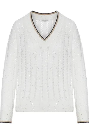 Brunello Cucinelli MAGLIONE CON PAILLETTES
