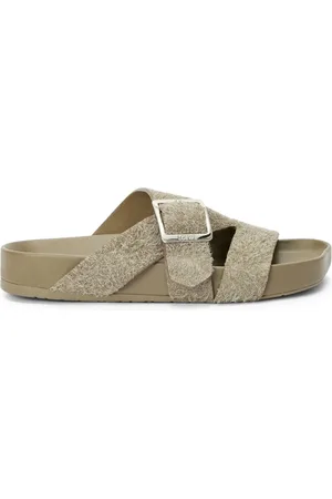 Loewe SABOT EASE BUCKLE IN PELLE SCAMOSCIATA SPAZZOLATA