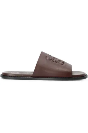 Loewe SLIDE ANAGRAM FLEX IN MORBIDA PELLE DI VITELLO