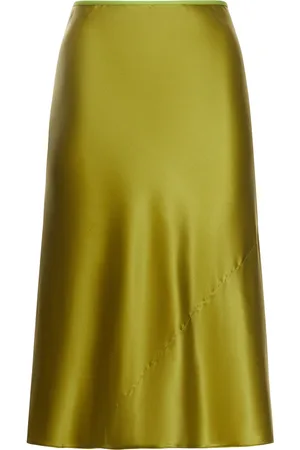DRIES VAN NOTEN GONNA MIDI IN RASO