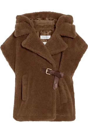 Max Mara CAPPA GILET IN TESSUTO TEDDY