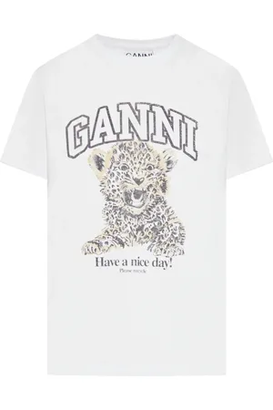 Ganni T-SHIRT IN JERSEY