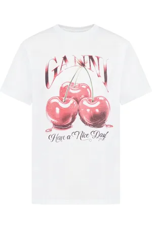 Ganni T-shirt con stampa