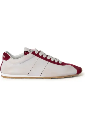 Miu Miu SNEAKERS PLUME IN NAPPA E SCAMOCIATO