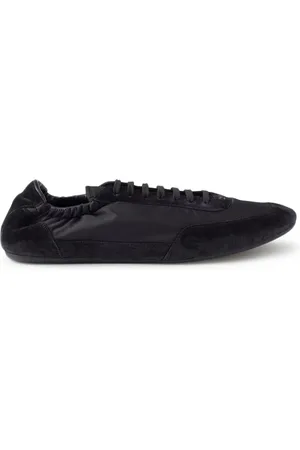 Prada SNEAKERS COLLAPSE IN RE-NYLON E PELLE SCAMOSCIATA
