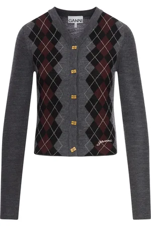 Ganni CARDIGAN IN LANA