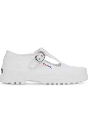 Superga 2541 Mary Jane Alpina Scarpe Sneakers Bianco Donna 35