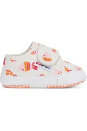 Superga 4006 Baby Strap Candy Fish Scarpe Sneakers Bianco Unisex 16
