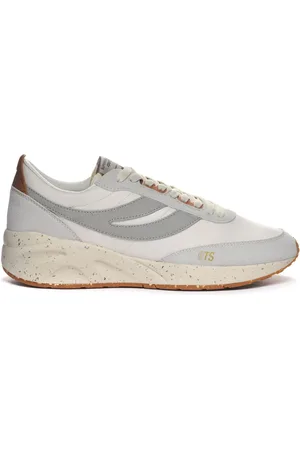 Superga 4089 Training Slim Suede Nylon Leather Scarpe Sneakers Bianco Unisex 39