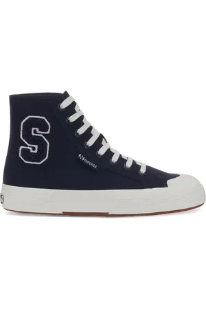 Superga 2295 Cotton Terry Patch Scarpe Sneakers Bianco Unisex 40