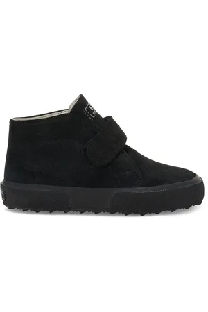 Superga 2173 Kids Strap Suede Scarpe Stivali alla caviglia Nero Unisex 23