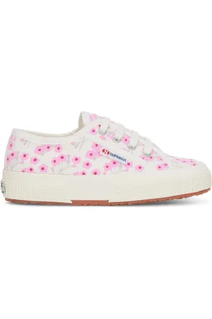 Superga 2750 Kids Cherry Flowers Scarpe Sneakers Bianco Unisex 34