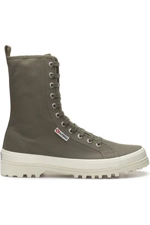 Superga 2641 Alpina High Scarpe Stivali alla caviglia Verde Donna 35