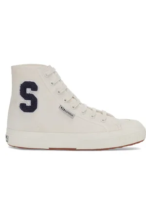 Superga 2295 Cotton Terry Patch Scarpe Sneakers Bianco Unisex 41
