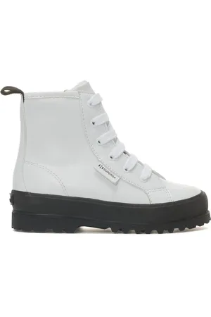 Superga 2643 Kids Alpina Vegan Material Scarpe Stivali alla caviglia Bianco Unisex 25