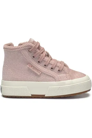 Superga 2709 Kids Velvet Corduroy Iridescent Scarpe Sneakers Rosa Unisex 32