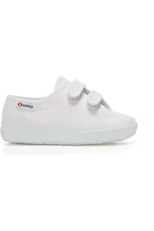 Superga 2725 Straps Kids Scarpe Sneakers Bianco Unisex 29