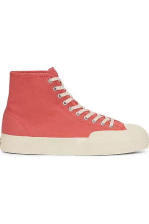 Superga 2433 Works High Cut Denim Yarn Dyed Scarpe Sneakers Bianco Unisex 42
