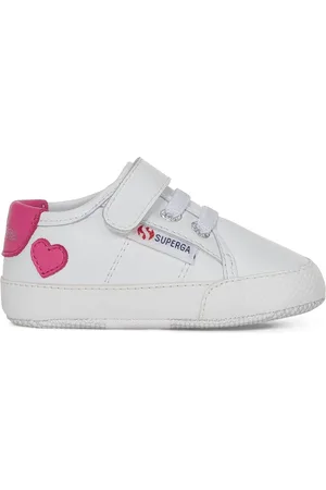 Superga 4006 Baby Heart Synthetic Material Scarpe Sneakers Bianco Unisex 16