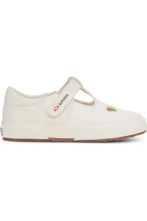 Superga 2662 Kids Cotton Eyes Scarpe Sandali Bianco Unisex 26