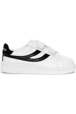 Superga 4832 Kids Straps Match Scarpe Sneakers Bianco Unisex 25
