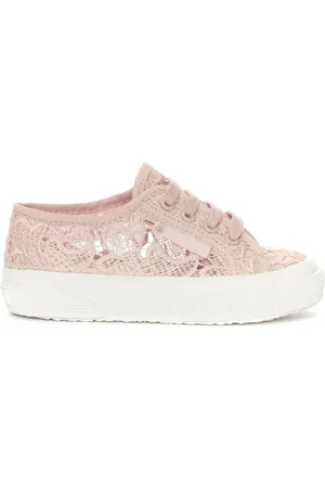 Superga 2750 Kids Macrame Scarpe Sneakers Rosso Unisex 33