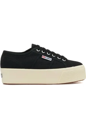 Superga 2790 Platform Scarpe Sneakers Nero Donna 35