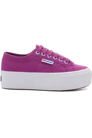 Superga 2790 Platform Scarpe Sneakers Viola Donna 35