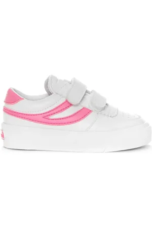 Superga 2846 Kids Seattle Straps Vegan Material Scarpe Sneakers Bianco Unisex 22