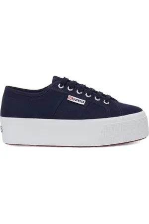 Superga 2790 Platform Scarpe Sneakers Bianco Donna 35