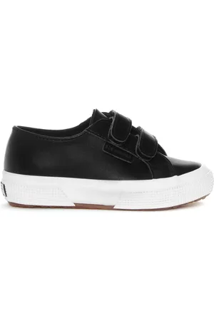 Superga 2750 Kids Straps Vegan Material Scarpe Sneakers Bianco Unisex 25