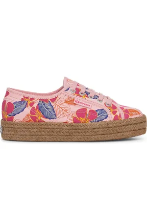 Superga 2730 Rope Hibiscus Flower Print Scarpe Sneakers Donna 35