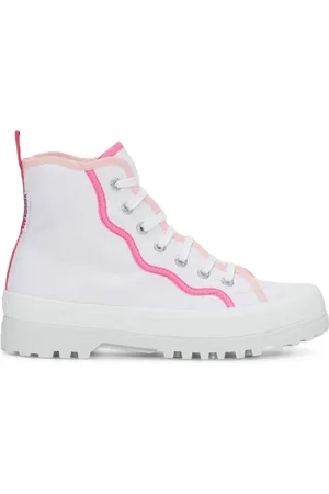 Superga 2341 Alpina Curly Bindings Scarpe Stivali alla caviglia Bianco Donna 35