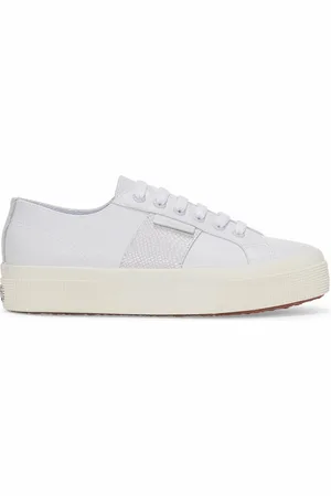 Superga 2740 Platform Snake Scarpe Sneakers Bianco Donna 35