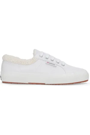 Superga 2750 Vegan Material Scarpe Sneakers Bianco Unisex 36