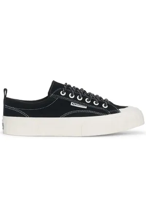 Superga 2630 Stripe Suede Contrast Stitching Scarpe Sneakers Bianco Unisex 39