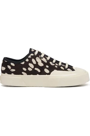 Superga 2432 Dk Dalmatian Calf Hair Scarpe Sneakers Nero Unisex 40