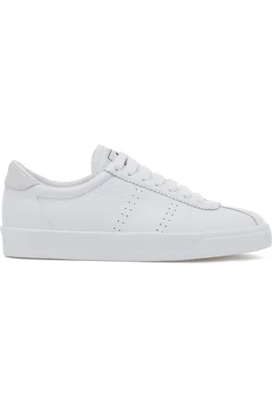 Superga 2843 Club S Comfort Leather Scarpe Sneakers Bianco Unisex 35