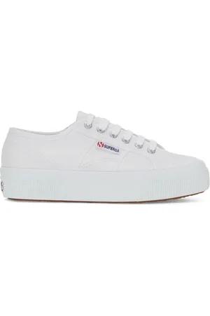 Superga 2740 Platform Scarpe Sneakers Bianco Unisex 35