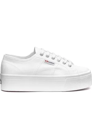 Superga 2790 Platform Scarpe Sneakers Bianco Donna 35