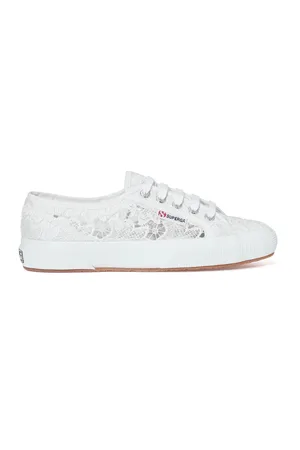 Superga 2750 Macrame Scarpe Sneakers Bianco Unisex 35