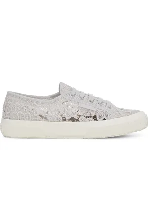 Superga 2750 Macrame Scarpe Sneakers Grigio Donna 35