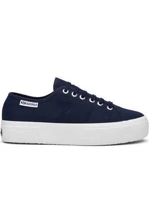 Superga 3740 Platform Leggera Scarpe Sneakers Bianco Donna 35